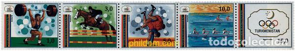Sellos: 5199 MNH TURKMENISTAN 1992 25 JUEGOS OLIMPICOS VERANO BARCELONA 1992