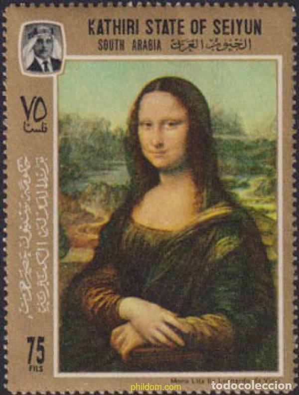 Sellos: 63442 MNH KATHIRI. Estado de Seiyun 1967 LA GIOCONDA