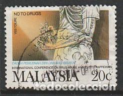 Sellos: MALASIA, SELLO USADO