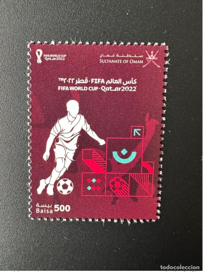Sellos: Sello de Om&aacute;n 2022 Copa Mundial F&uacute;tbol la FIFA Qatar