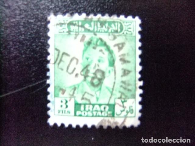 Sellos: 57 IRAK IRAQ 1948 / REY FA&Iuml;&Ccedil;AL II / YVERT 157 FU