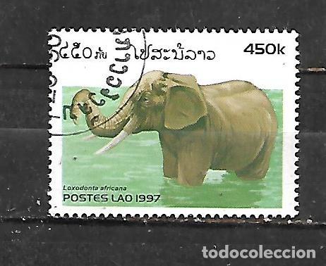 Sellos: 1997: LAOS Elefantes - Loxodonta africana (CTO)