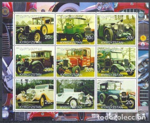 Sellos: KYRGYZSTAN 2000 SHEET MNH COCHES CLASICOS AUTOS AUTOMOVILES CARS VOITURES AUTOMOBILI AUTOMOBILES