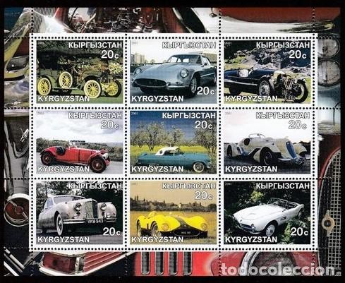 Sellos: KYRGYZSTAN 2001 SHEET MNH COCHES CLASICOS AUTOS AUTOMOVILES CARS VOITURES AUTOMOBILES AUTOMOBILI