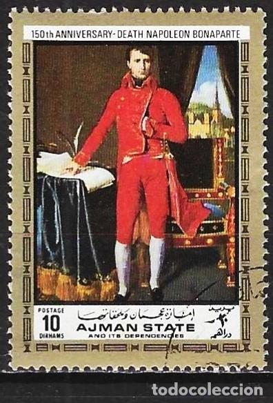 Sellos: Ajman 1972 - Mi 2021A - YT 167 - Napole&oacute;n como primer c&oacute;nsul