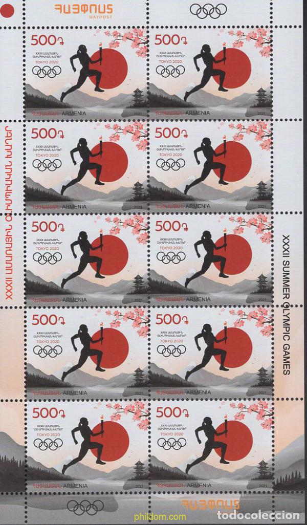 Sellos: 651929 MNH ARMENIA 2021 32 JUEGOS OLIMPICOS DE VERANO - TOKYO 2020