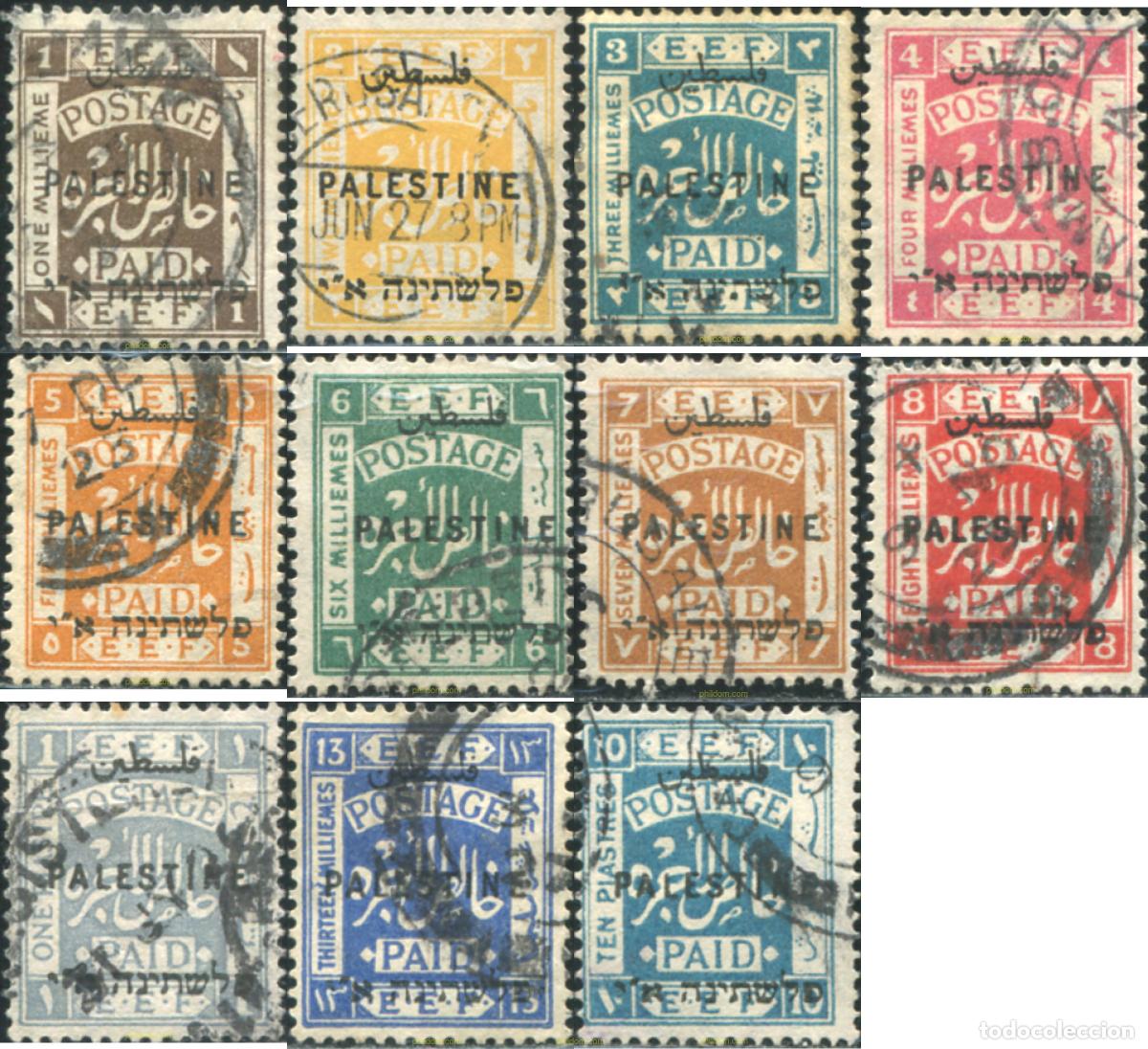 Sellos: 771303 USED PALESTINA 1922 OCUPACION BRITANICA