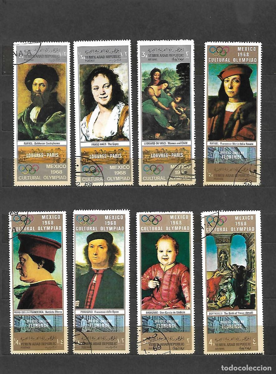 Sellos: Olimpiada de M&eacute;xico &acute;68 . Yemen Rep. . sellos a&ntilde;o 1969
