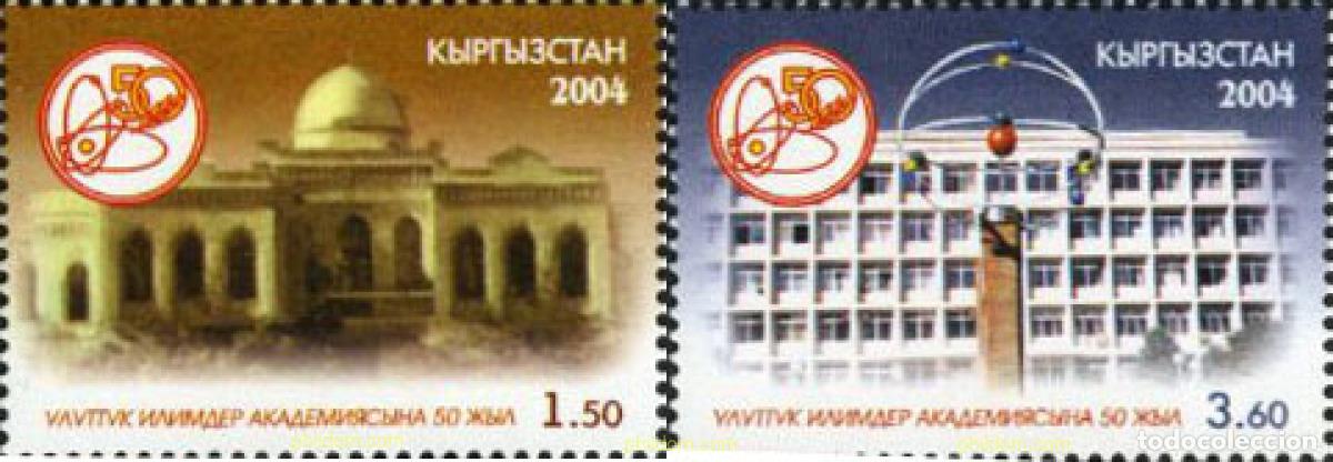 Sellos: 177720 MNH KIRGUIZISTAN 2004 CINCUENTENARIO DE LA ACADEMIA NACIONAL DE LAS CIENCIAS