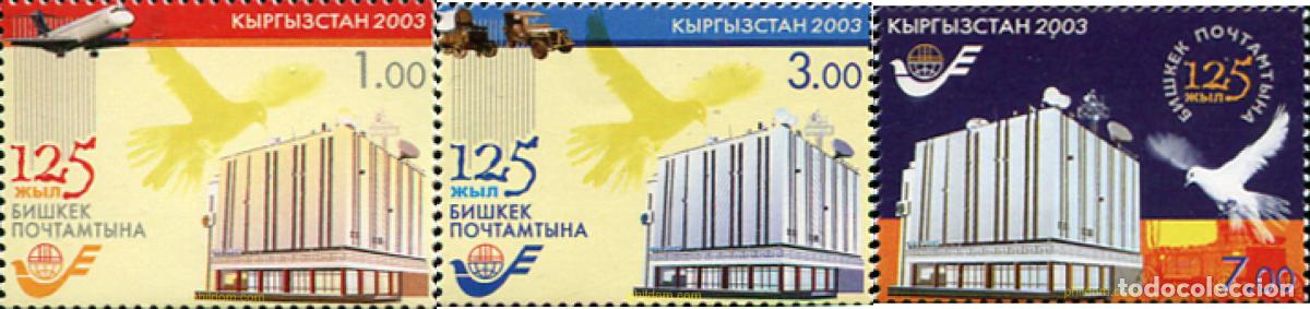 Sellos: 337653 MNH KIRGUIZISTAN 2003 ANIVERSARIO DE LA OFICINA DE CORREOS