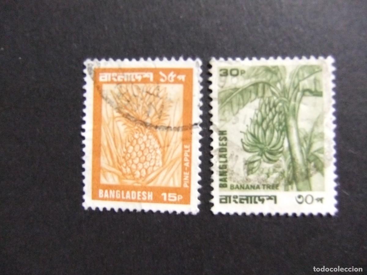 Sellos: 57 BANGLADESH 1980 / SERIE CORRIENTE AGRICULTURA / YVERT 149 / 150 FU