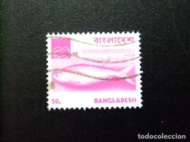 Sellos: 57 BANGLADESH 1977 / POISSON HILSA / YVERT 86 FU