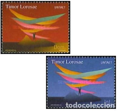 Sellos: Timor 2000, SW-365/66 &rdquo;Simbolismo&rdquo;./ Nuevo, sin charnela. MNH.