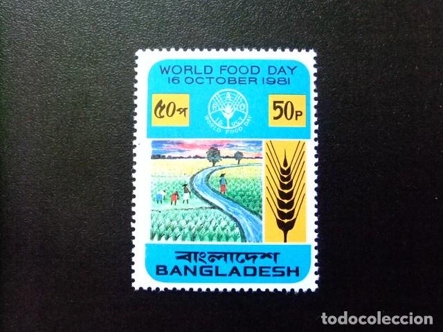 Sellos: 57 BANGLADESH 1981 /JOURN&Eacute;E MONDIALE DE L`ALIMENTATION ( FAO ) / YVERT 170 MNH