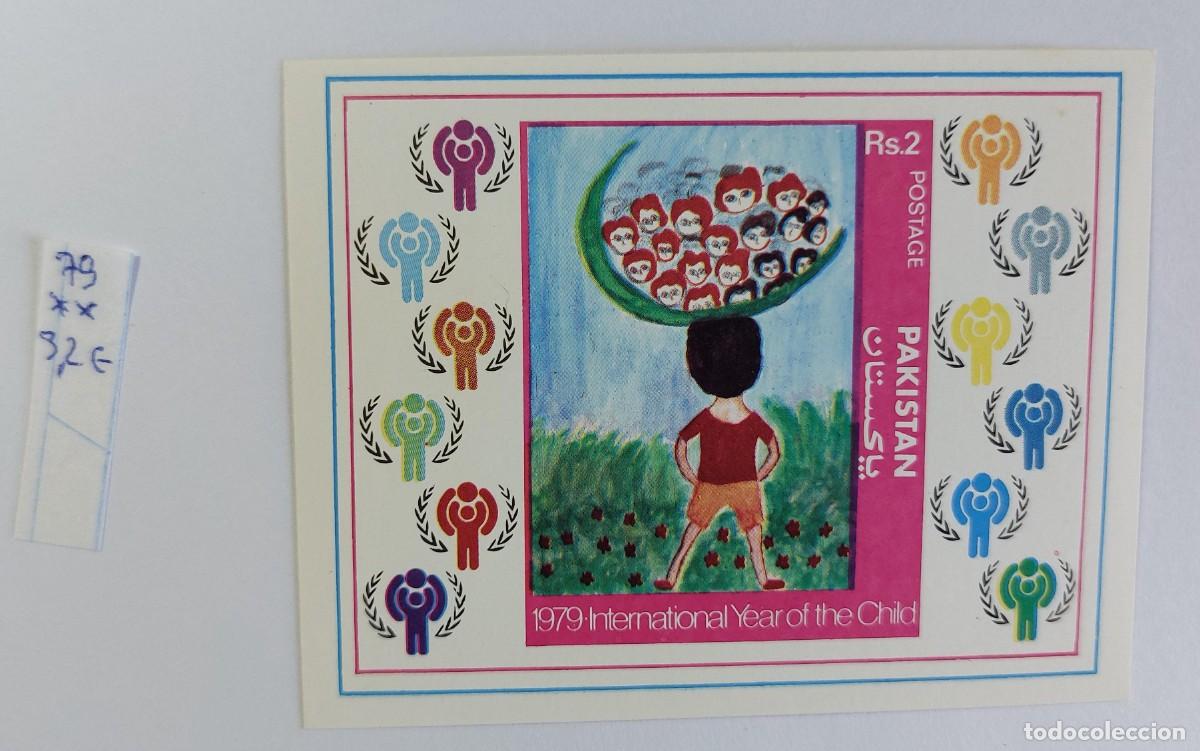 Sellos: 1979 Pakist&aacute;n, A&ntilde;o Internacional del Ni&ntilde;o. ** MNH