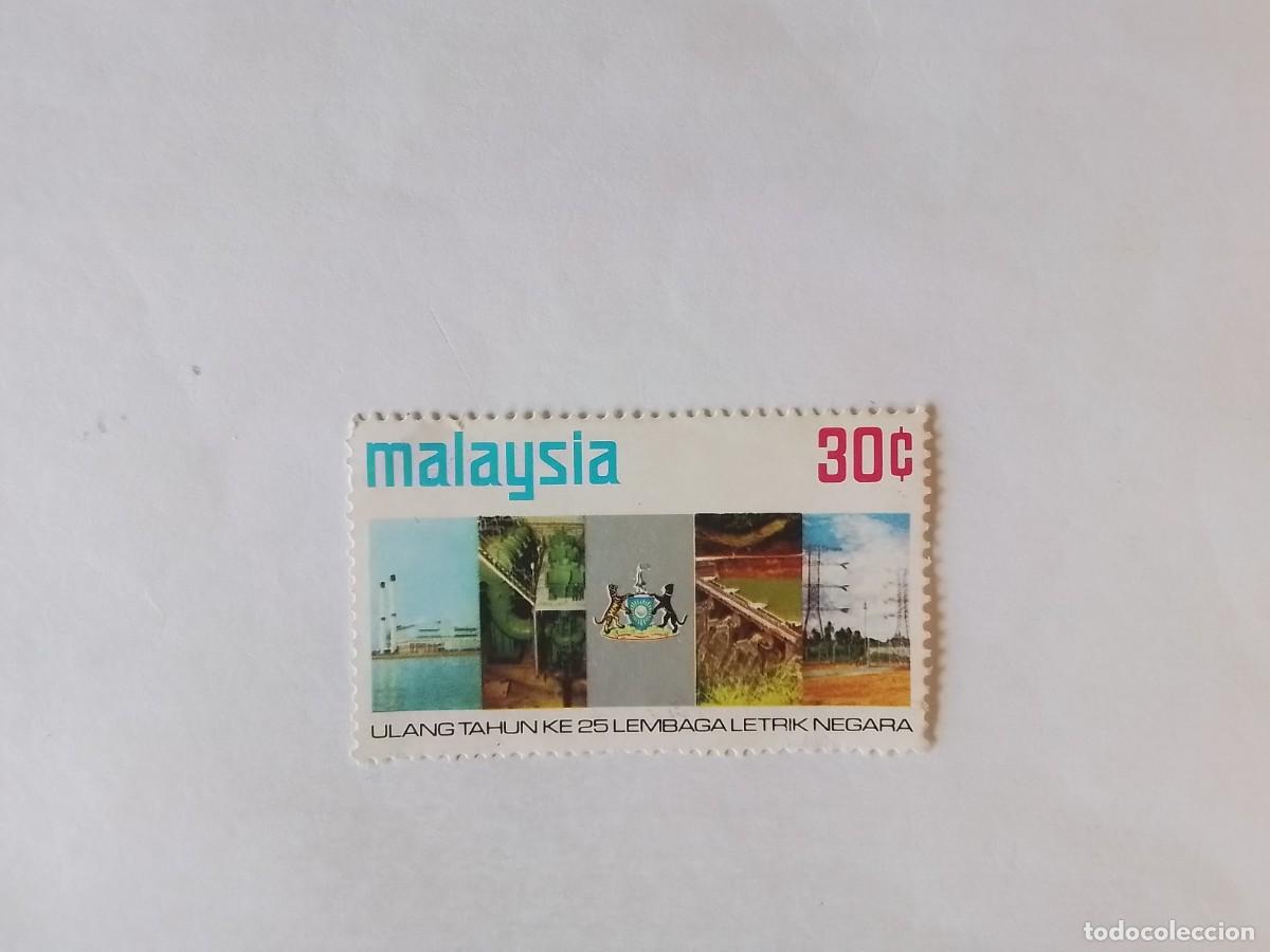 Sellos: A&Ntilde;O 1974 MALASIA SELLO USADO