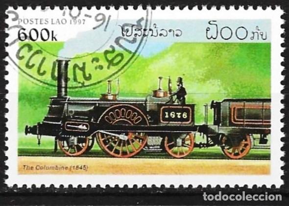 Sellos: Laos 1997 - Mi 1559 - YT 1250 - Locomotora &rdquo; Colombine &rdquo;