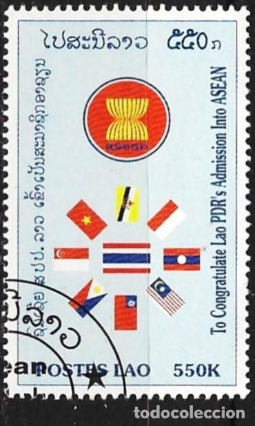 Sellos: Laos 1998 - Mi 1630A - YT 1318 - Admisi&oacute;n en las Naciones Unidas