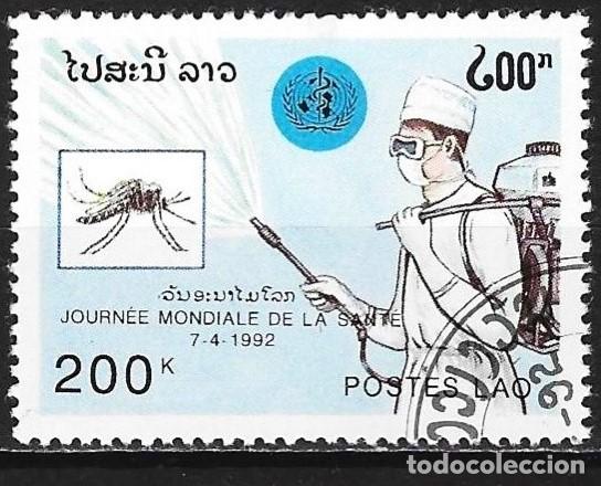 Sellos: Laos 1992 - Mi 1302 - YT 1037 - Lucha contra la malaria