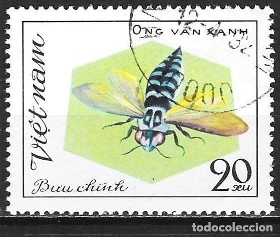 Sellos: Vietnam 1982 - Mi 1204 - YT 315 - Insecto : Abeja