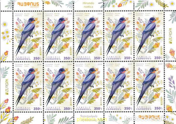 Sellos: 608544 MNH ARMENIA 2019 EUROPA CEPT 2019 - NATIONAL BIRD
