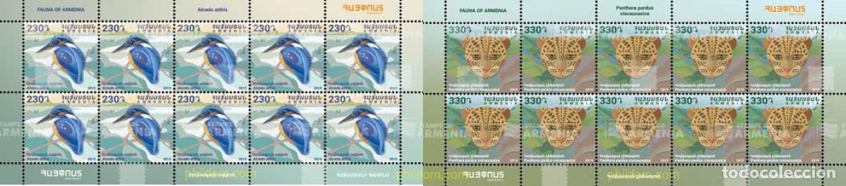 Sellos: 620671 MNH ARMENIA 2019 FLORA Y FAUNA DE ARMENIA
