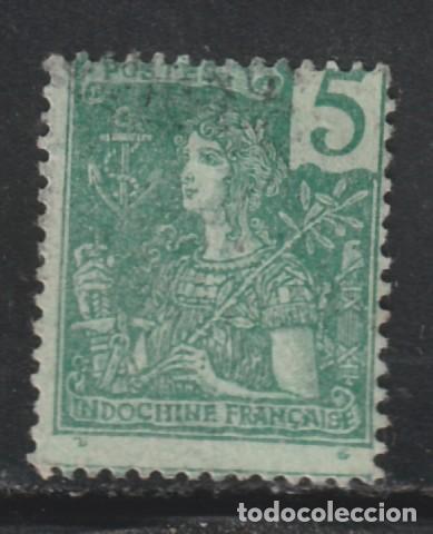 Sellos: INDOCHINA // YVERT 27 // 1904-06 ... USADO