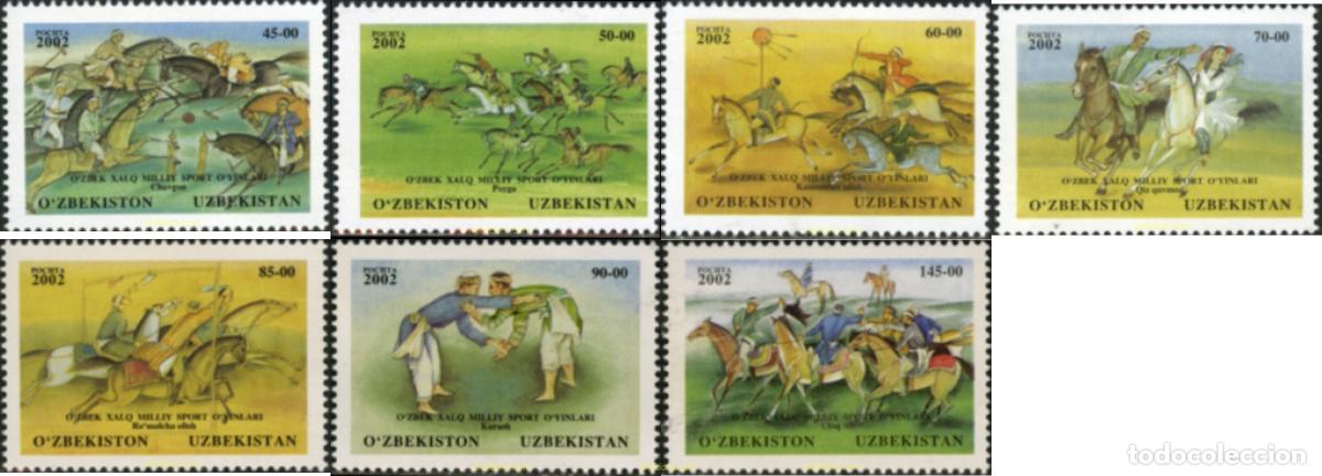 Sellos: 144994 MNH UZBEKISTAN 2002 DEPORTES NACIONALES