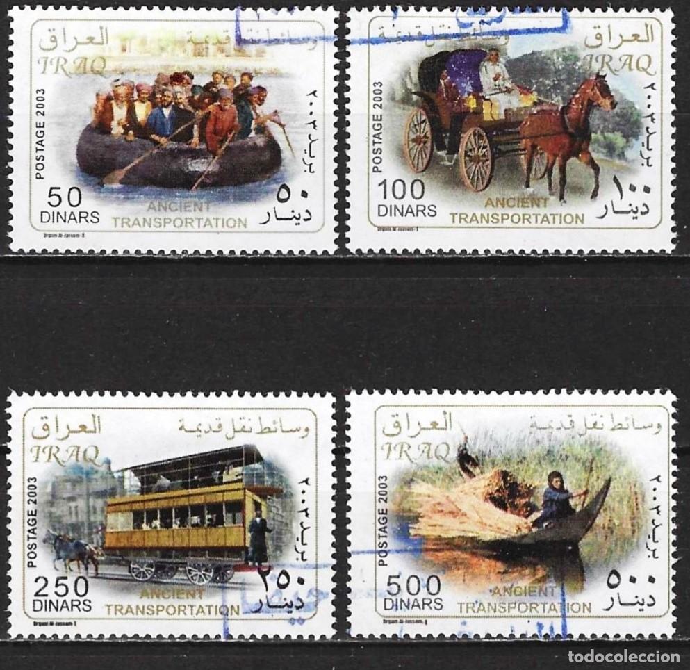 Sellos: Irac 2004 - Mi 1718 a 1721 - YT 1530 a 1533 - Los transportes
