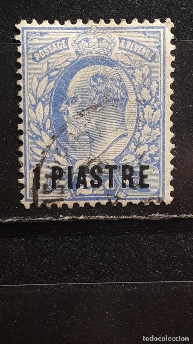 Selos: LEVANTE BRIT&Aacute;NICO. A&Ntilde;O 1905. &deg;. YVERT 22