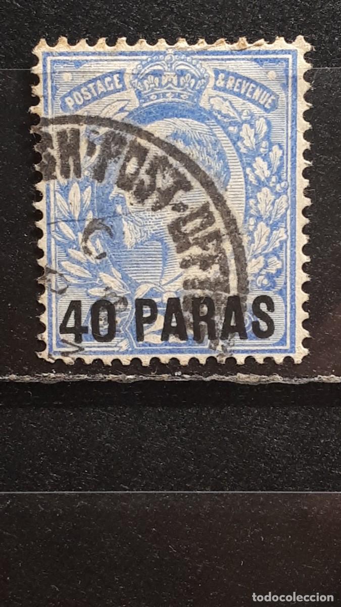 Selos: LEVANTE BRIT&Aacute;NICO. A&Ntilde;O 1902. &deg;. YVERT 8