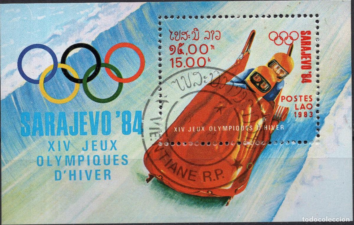 Sellos: LAOS 1983 STAMP MICHEL LA BL 96