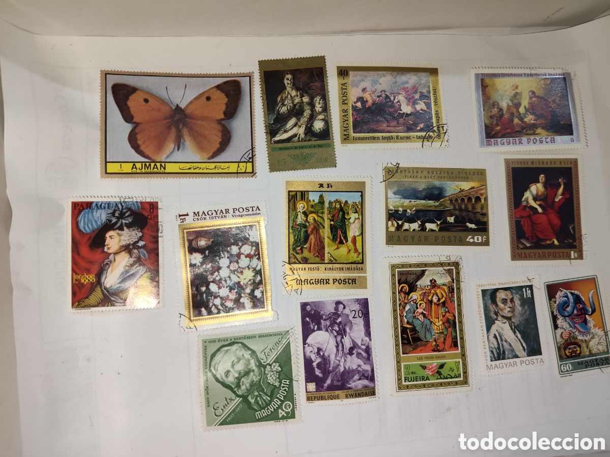 Sellos: 14 Sellos del mundo variados muy buenos