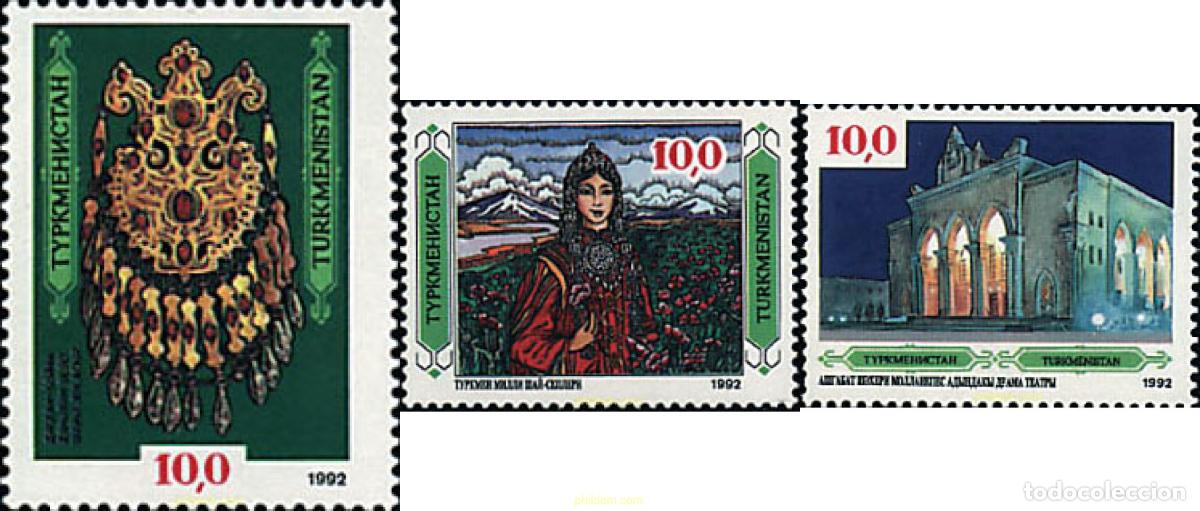 Sellos: 787734 MNH TURKMENISTAN 1992 ASPECTOS CULTURALES