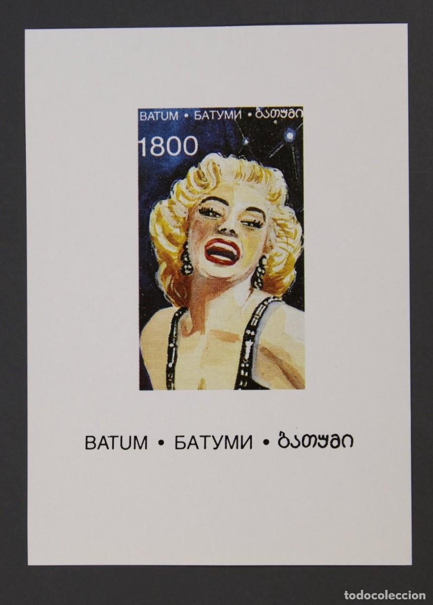 Sellos: BATUM 1995 SHEET DELUXE MNH IMPERF MARILYN MONROE ACTRICES ACTRESSES CINE CINEMA