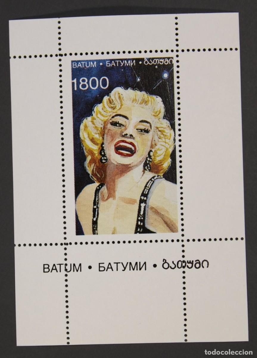 Sellos: BATUM 1995 SHEET DELUXE MNH MARILYN MONROE ACTRICES ACTRESSES CINE CINEMA