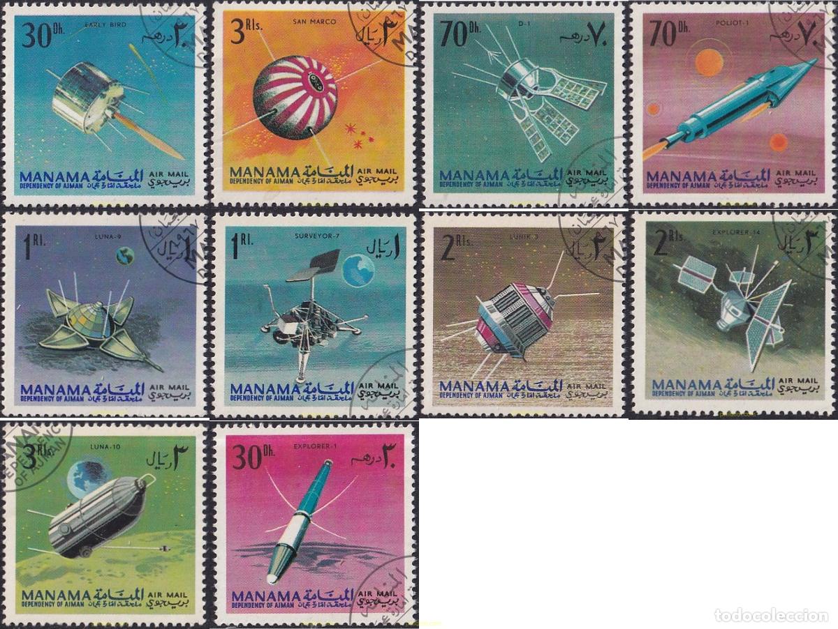 Sellos: 787815 USED MANAMA 1968 PERSONAJES DE LEYENDA