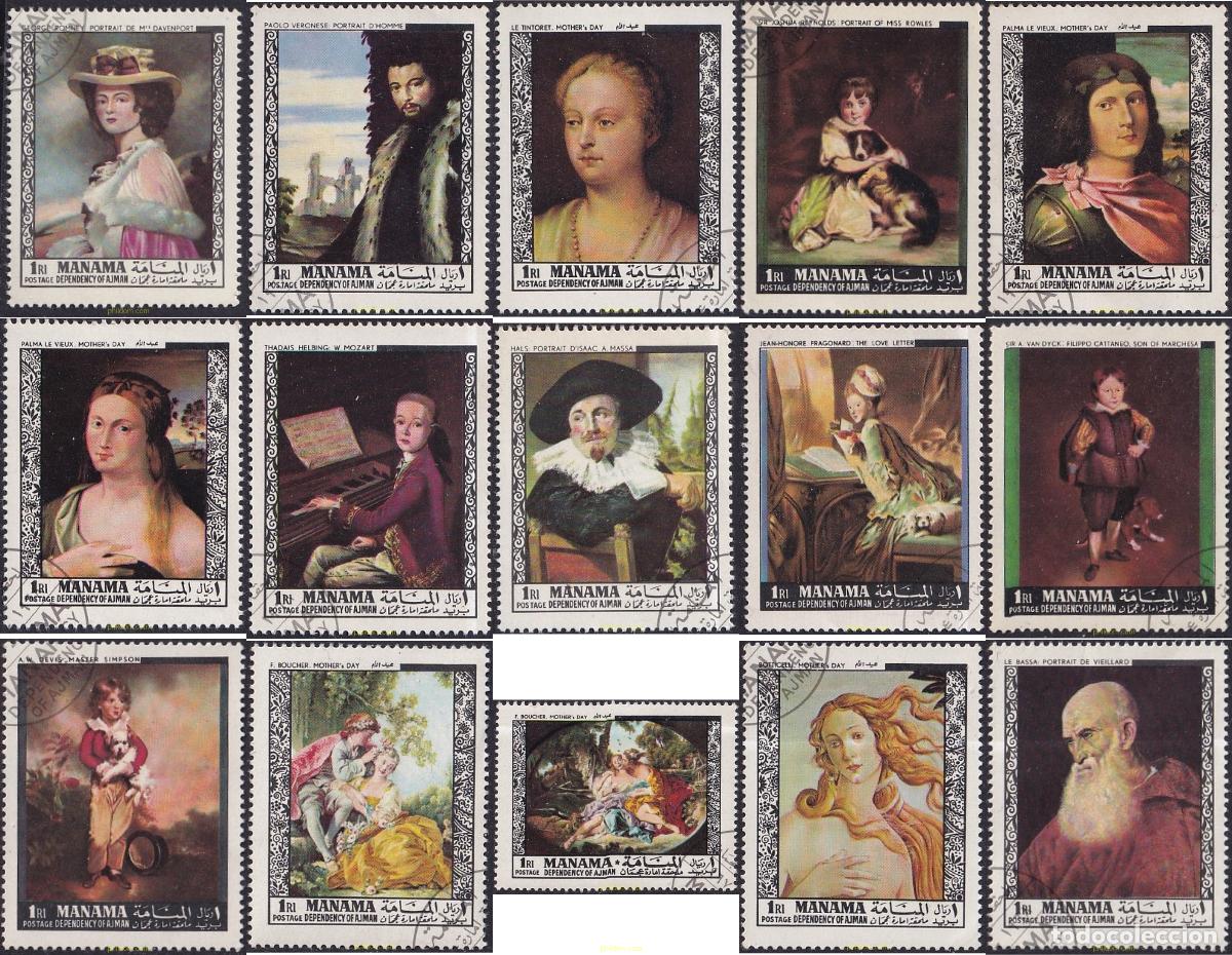 Sellos: 787830 USED MANAMA 1968 PINTURAS