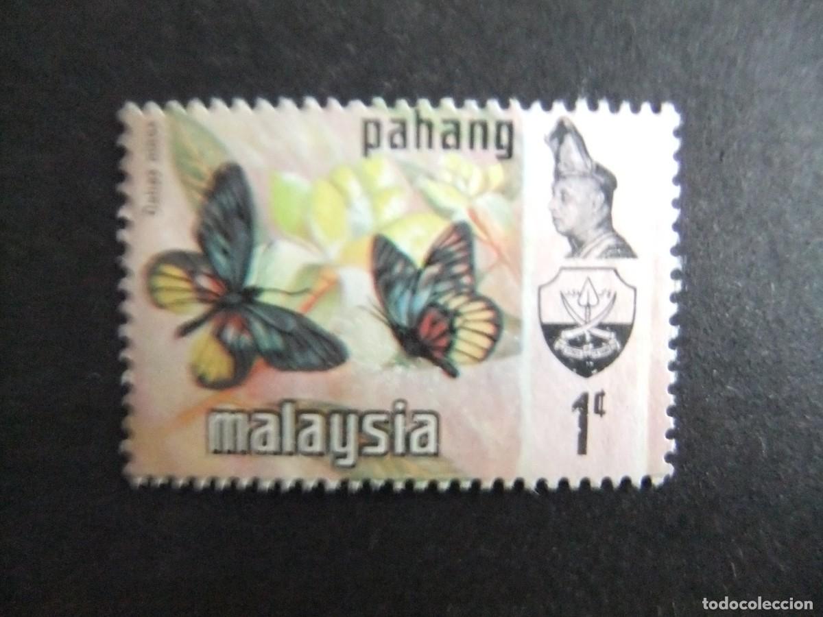 Sellos: 43 PAHANG 1971 / SULTAN ABOU BAKAR y DELIAS NINUS / YVERT 80 FU