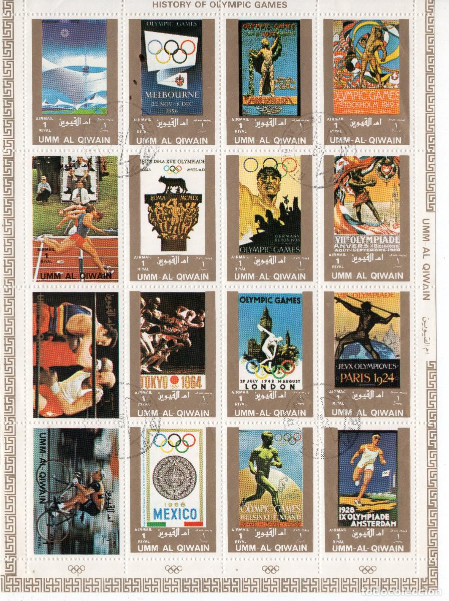 Sellos: UMM AL QWAIN 1972 STAMP MICHEL UM 1098-1113 kb