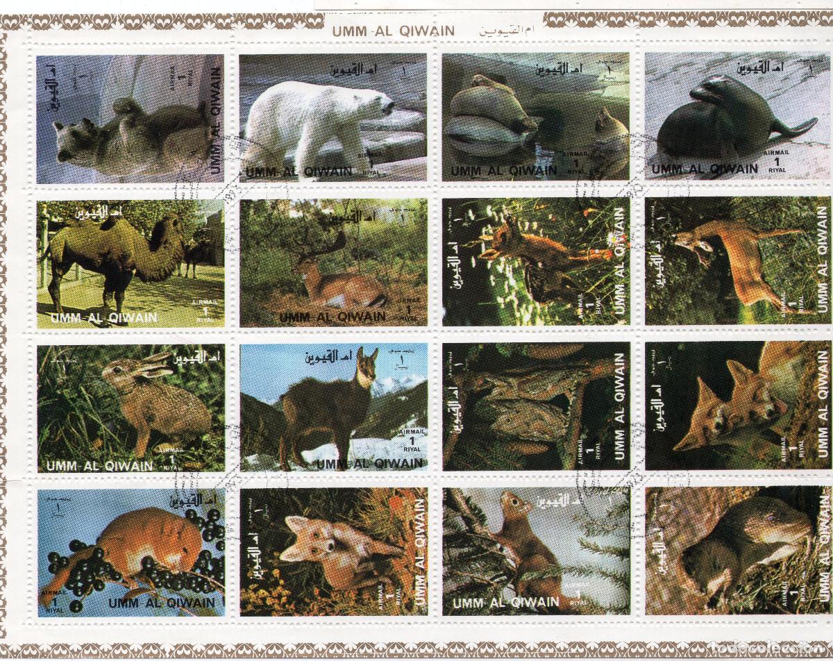 Sellos: UMM AL QWAIN 1972 STAMP MICHEL UM 1130-1145 kb