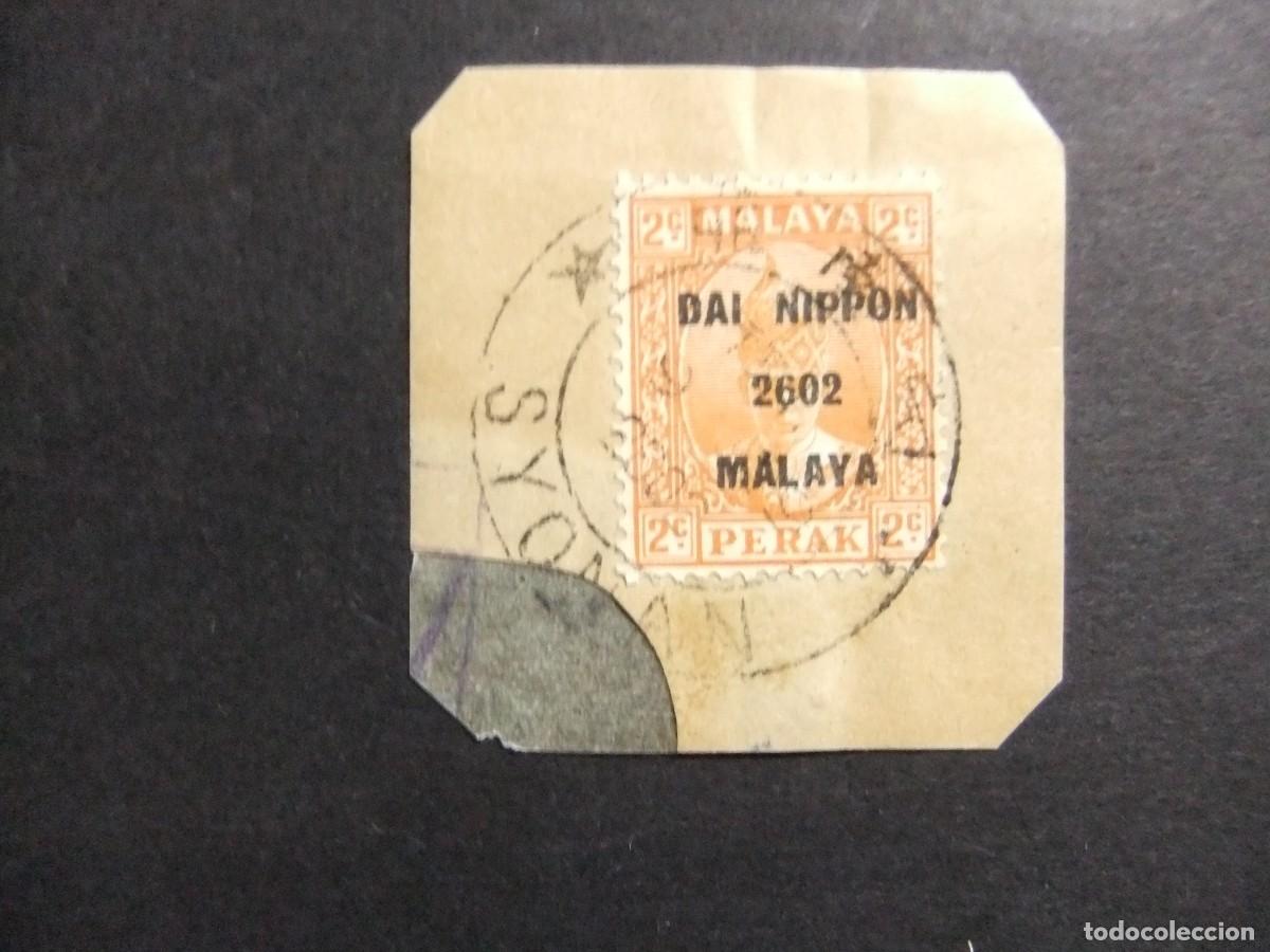 Sellos: 43 PERAK 1942 / OCUPACION JAPONESA ( SULTAN con sobrecarga DAI NIPPON 2602 MALAYA / YVERT 12 FU