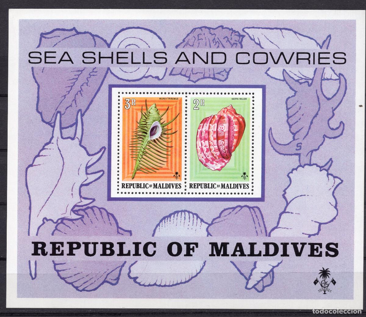 Sellos: MALDIVAS 1975 STAMP MICHEL MV BL29