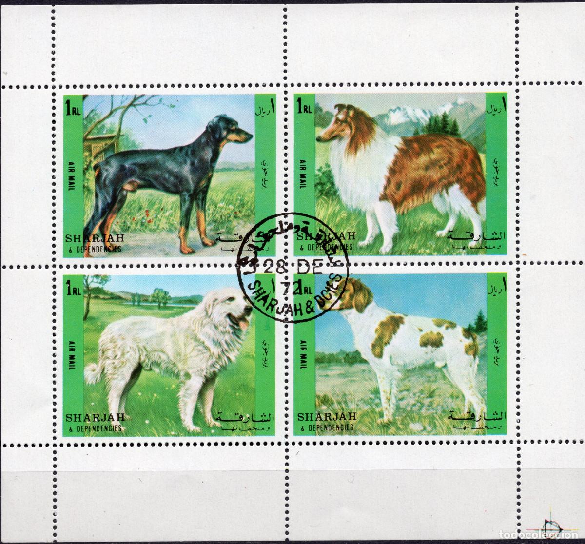 Sellos: SHARJAH 1972 STAMP MICHEL AE-SH 1292-1295KB