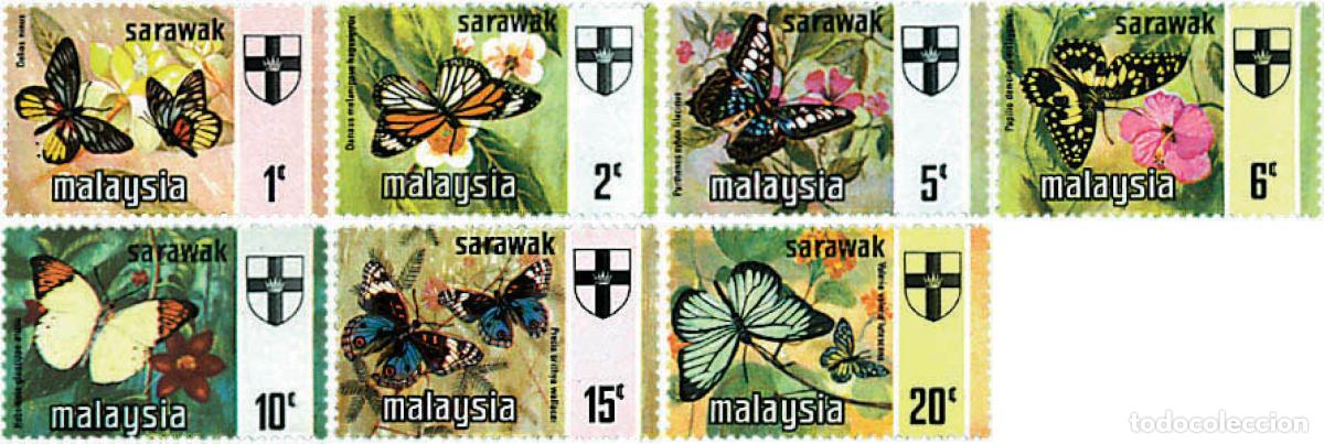 Sellos: 92065 MNH MALASIA. SARAWAK 1971 MARIPOSAS