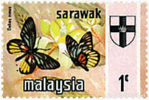 Sellos: 597500 MNH MALASIA. SARAWAK 1971 MARIPOSAS