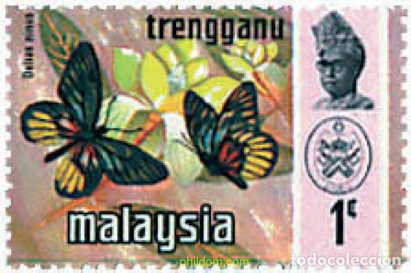 Sellos: 597495 MNH MALASIA. TRENGGANU 1971 MARIPOSAS