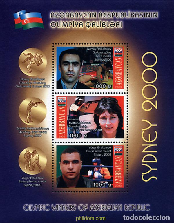 Sellos: 78158 MNH AZERBAIYAN 2025 27 JUEGOS OLIMPICOS VERANO SYDNEY 2000