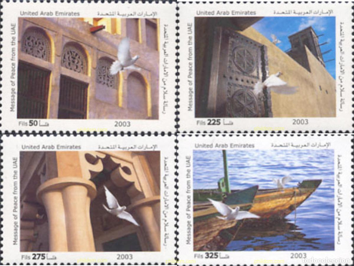Sellos: 143004 MNH EMIRATOS ARABES UNIDOS 2003 TURISMO Y PAZ