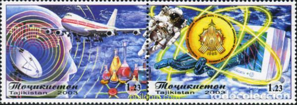 Sellos: 365171 MNH TAYIKISTAN 2003 10 ANIVERSARIO DE LA ACADEMIA DE CIENCIAS